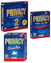 Amigo Privacy Set: Privacy 2, Privacy - Scharf wie Chili, Partyspiel und Privacy Quickie Kartenspiel