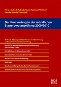 Der Kurzvortrag in der mündlichen Steuerberaterprüfung 2009/2010